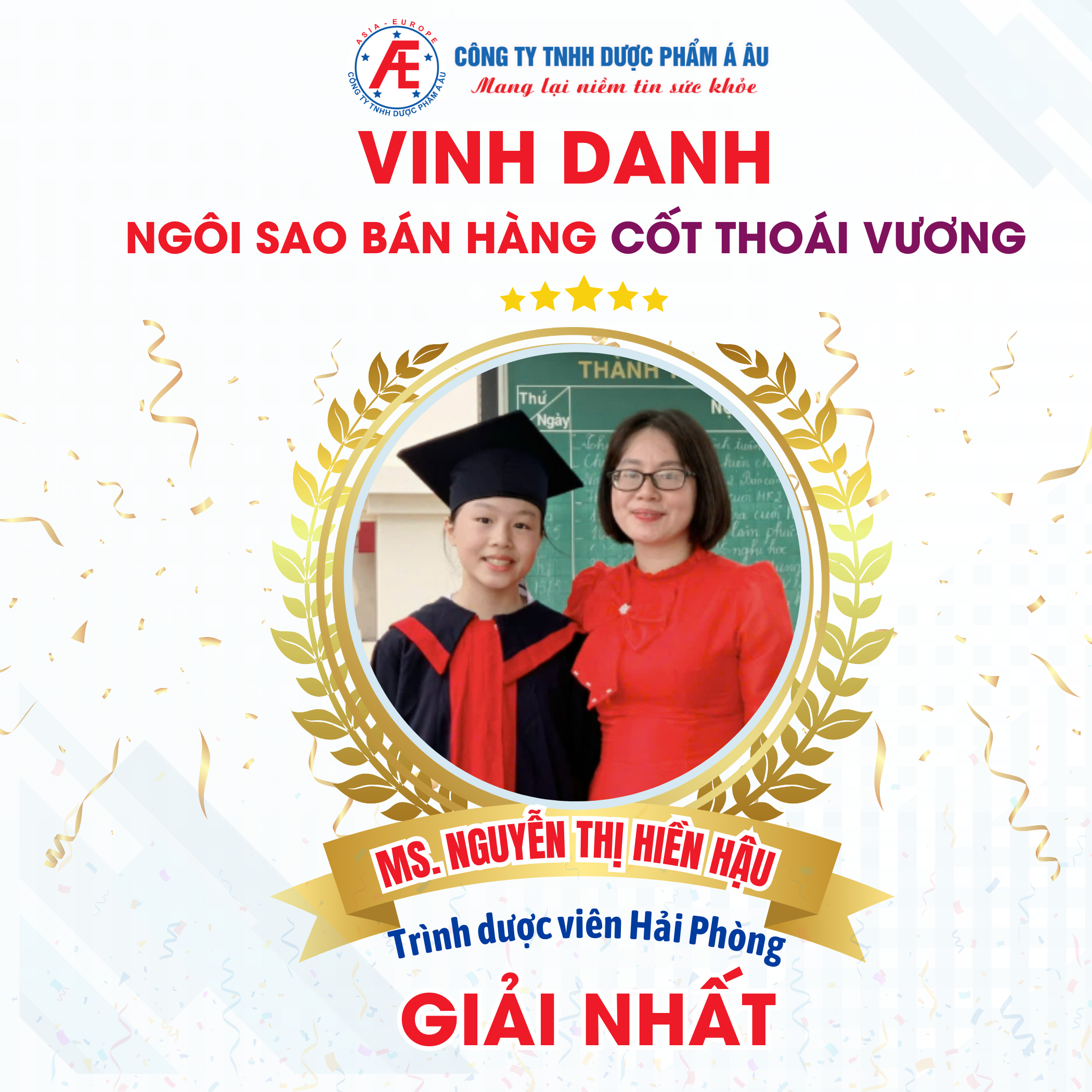 VINH DANH NGÔI SAO BÁN HÀNG CỐT THOÁI VƯƠNG XUẤT SẮC